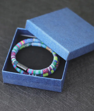 Bohemian Touw Armband Heren met Magnetische Sluiting - Stijlvol & Avontuurlijk