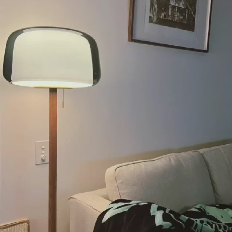 Moderne Glazen Vloerlamp - Stijlvolle Verlichting voor Woonkamer & Slaapkamer
