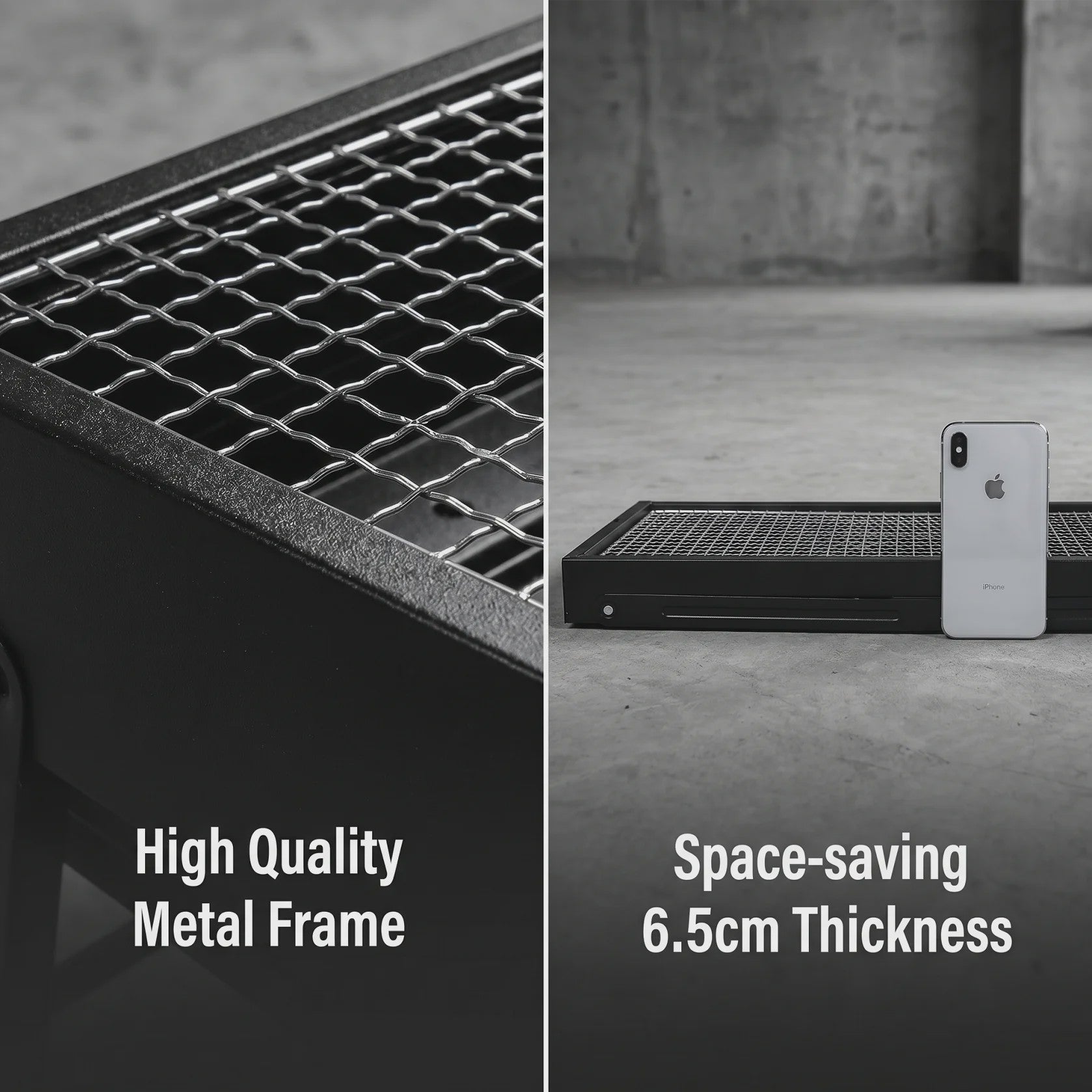 Opvouwbare Draagbare Barbecue met Aslade - Compact & Stabiel voor Camping & Picknick