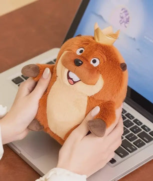 Knuffel Bever King George Mabel Loaf - Zacht & Pluche Speelgoed voor Kinderen