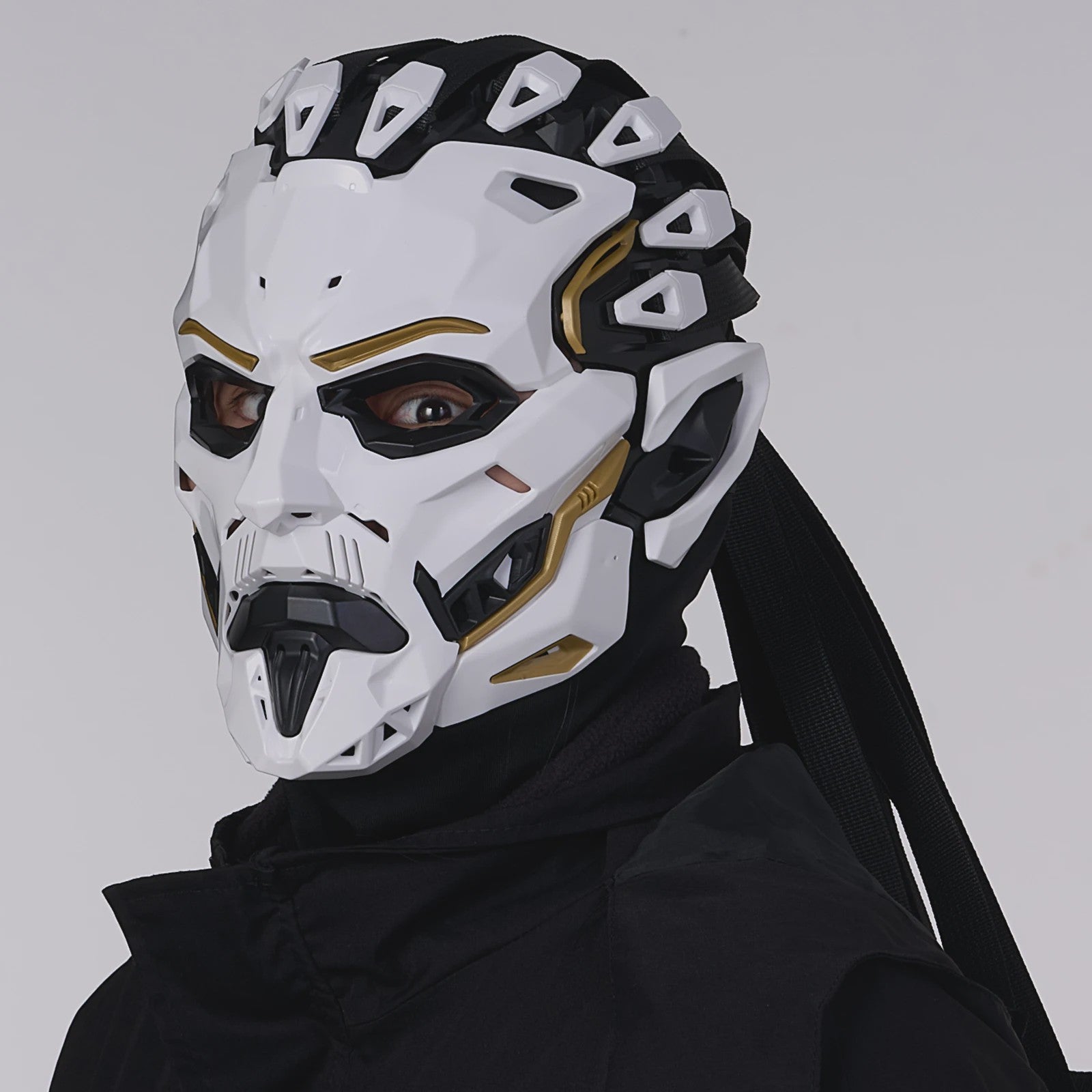 Futuristische Punk Cosplay Masker - Halloween & Feest Accessoire