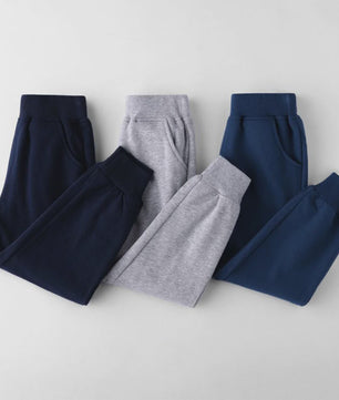 Kinder Joggingbroek met Elastische Taille en Zakken - Katoen