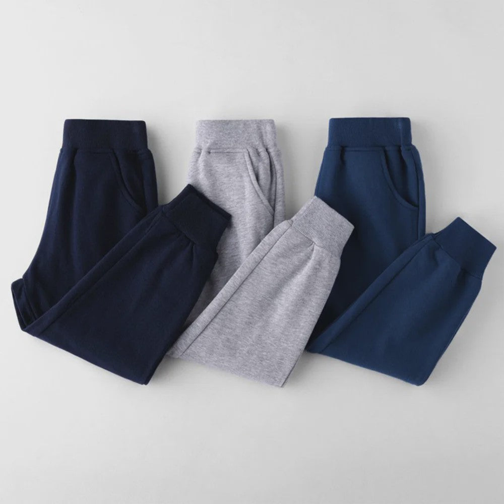 Kinder Joggingbroek met Elastische Taille en Zakken - Katoen