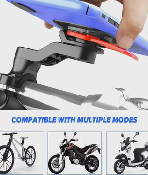 Universele Motor & Fiets Telefoonhouder - 360° Draaibaar & Afneembaar