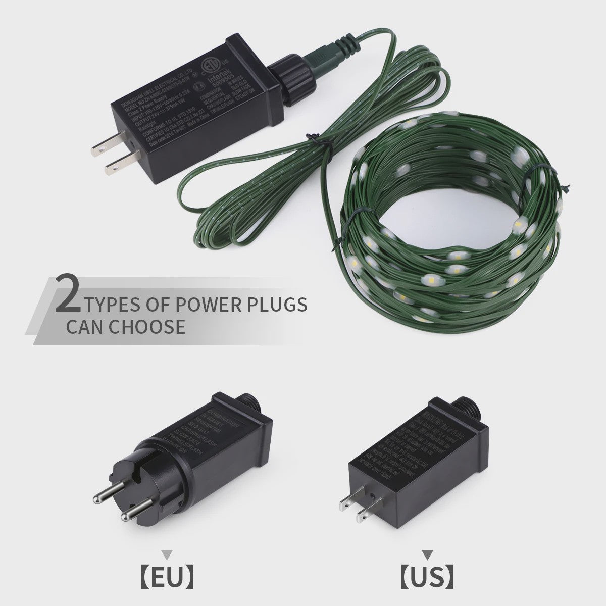 Waterdichte LED Kerstverlichting met Groen Draad - 50M/100M - 24V - Feestelijke Decoratie voor Buiten & Binnen