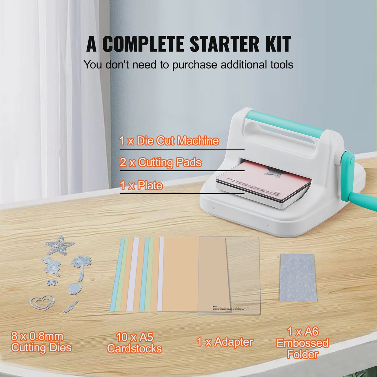 Handmatige Die-Cutting & Embossing Machine - 6/9 inch - Voor Scrapbooking en Knutselen