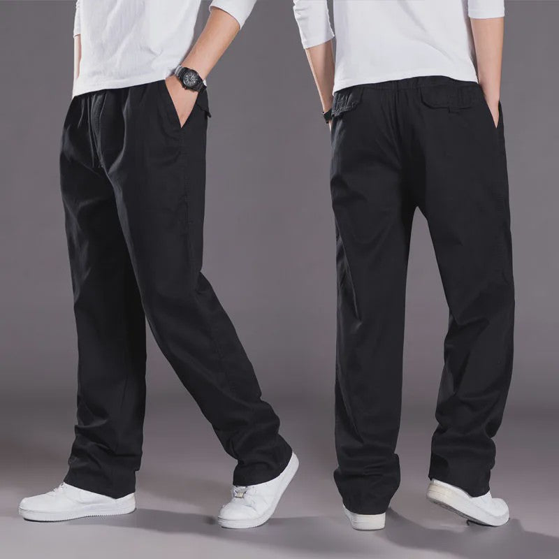 Herfst/Lente Heren Cargo Werkbroek Katoen - Casual Jogger & Klimbroek - Grote Maten tot 6XL