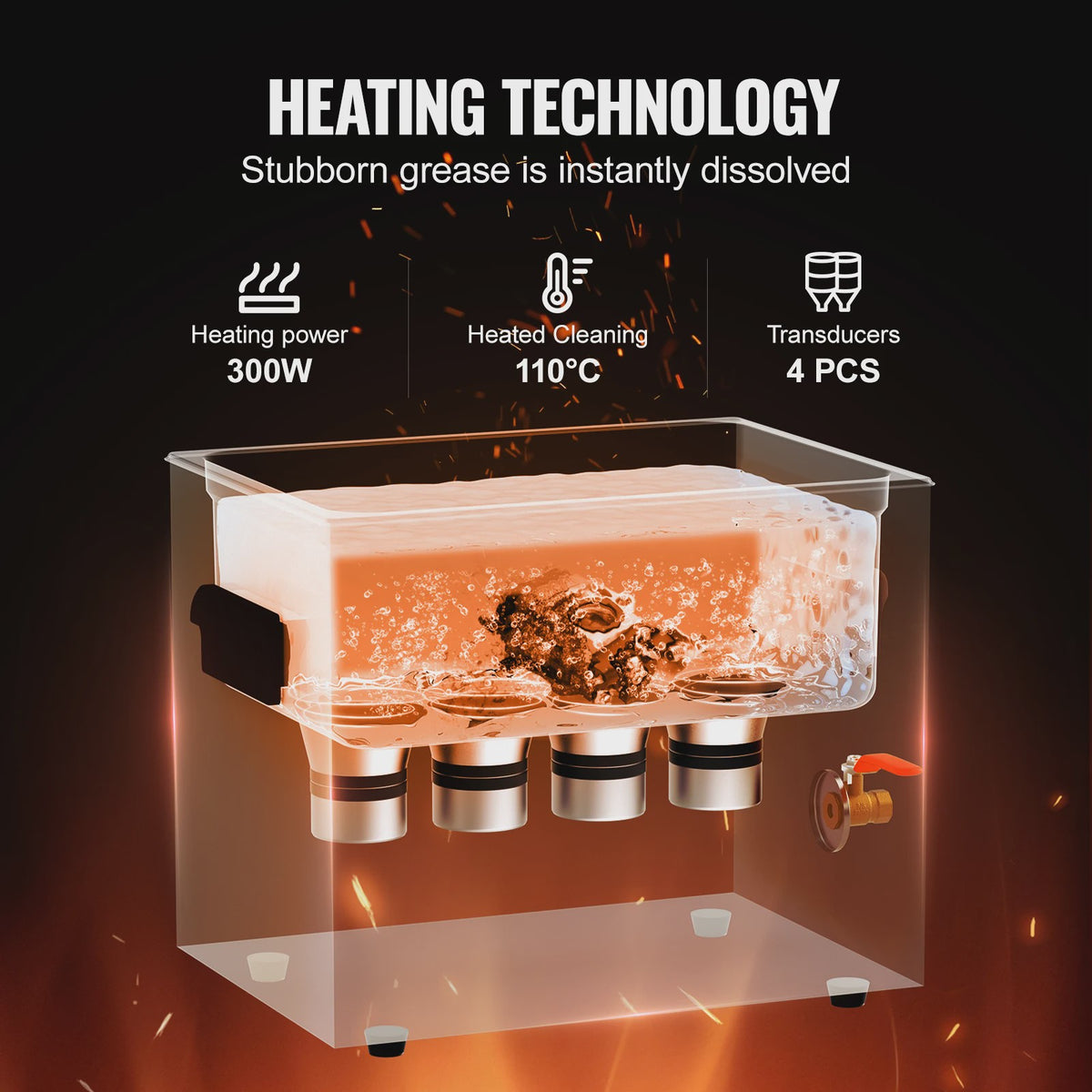 Professionele Ultrasone Reiniger met Verwarming en Timer - 2-30L voor Laboratorium, Metaal & Auto-onderdelen