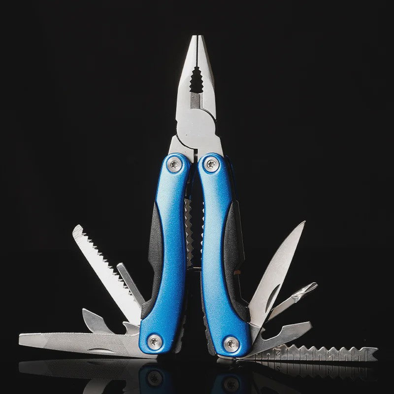 Compacte Multitool Tang met Mes, Schroevendraaier & Meer - Outdoor & Survival Gereedschap