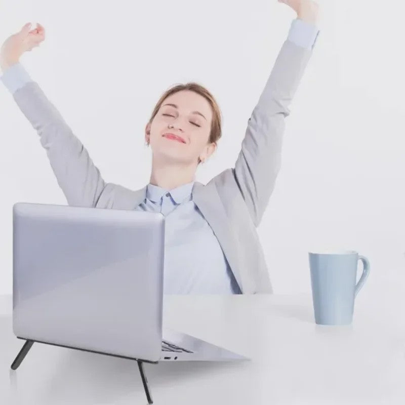 Verstelbare Draagbare Laptopstandaard - Opvouwbaar & Ergonomisch