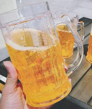 Realistische Valse Bierpul 450ml - Grappige Mok met Handvat voor Feestjes & Pranks