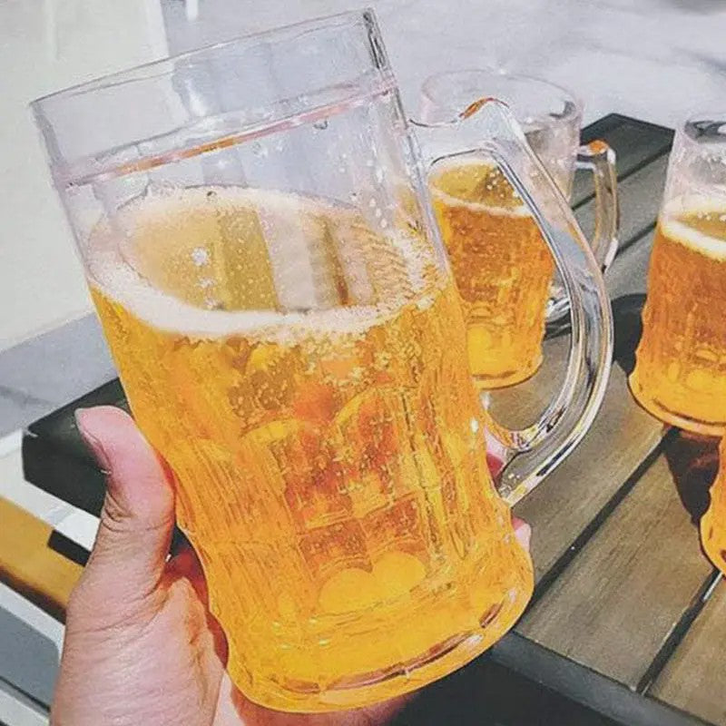 Realistische Valse Bierpul 450ml - Grappige Mok met Handvat voor Feestjes & Pranks