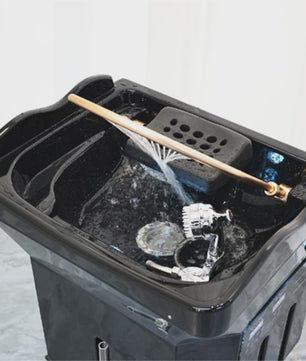 Professionele Haarspoelbak met Watercirculatie en Mobiel Ontwerp