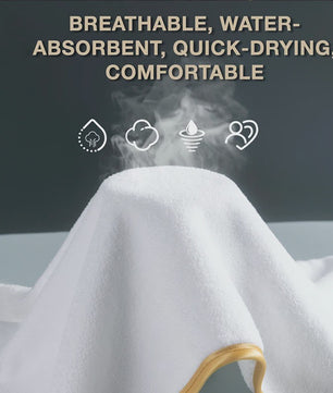 Luxe 8-delige Koraal Fleece Handdoekenset - Zacht, Absorberend & Sneldrogend