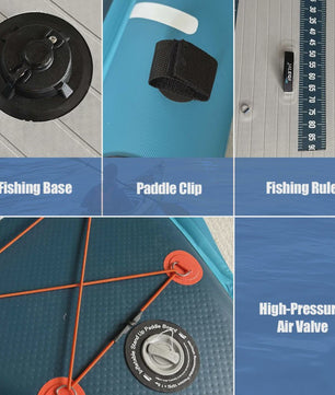 SEA BEAST 335CM Opblaasbare Vis Kajak - Complete Set met Stoel