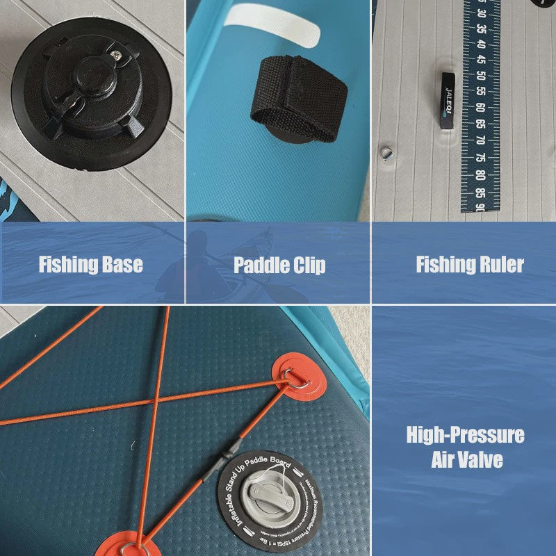 SEA BEAST 335CM Opblaasbare Vis Kajak - Complete Set met Stoel