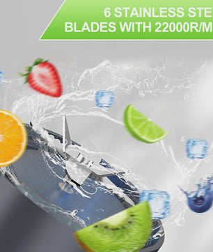 Draagbare Blender & Juicer 700ml - USB Oplaadbaar voor Smoothies, Sappen & Mixen