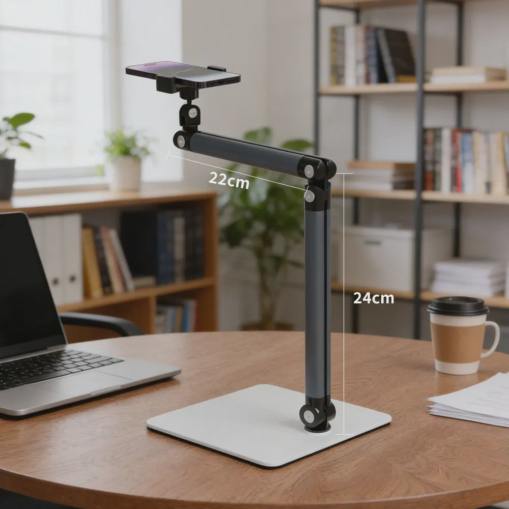Verstelbare Vloerstandaard voor Projector, Telefoon of Tablet - Draaibaar & Stabiel