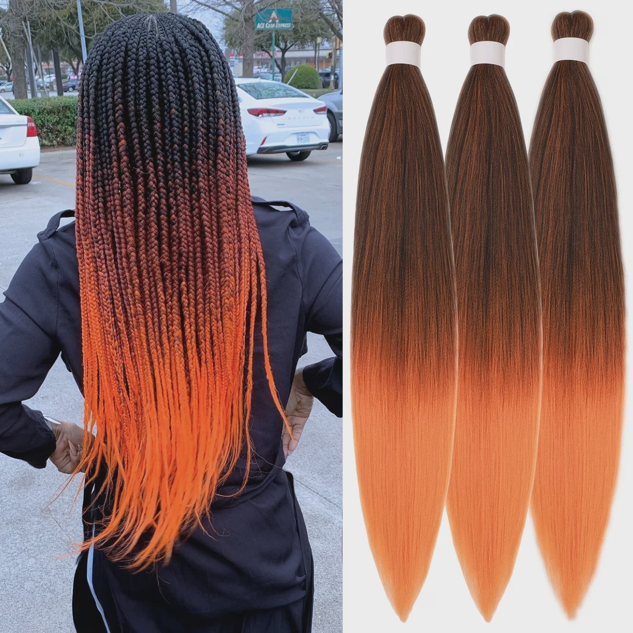 Pre-stretched Braiding Hair 26 Inch - Synthetische Haarverlengingen voor Crochet Braids