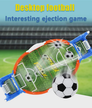 Mini Tafelvoetbal Spel - Compact Desktop Voetbal Spel voor Plezier Binnen