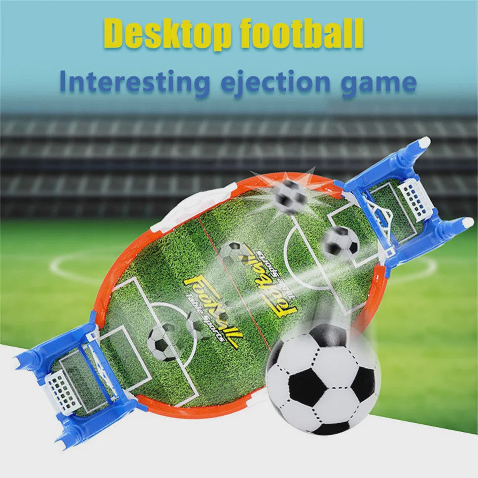 Mini Tafelvoetbal Spel - Compact Desktop Voetbal Spel voor Plezier Binnen