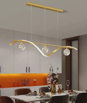 Moderne LED Hanglamp voor Eettafel & Keuken - Stijlvolle Plafondlamp met Sfeervolle Verlichting