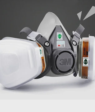 3M 6200 Herbruikbaar Halfmasker Gasmasker voor Verf, Chemicaliën en Stof