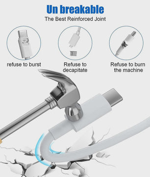 USB-C naar USB-C Kabel 60W PD Snelladen & Data | 1M/2M/3M
