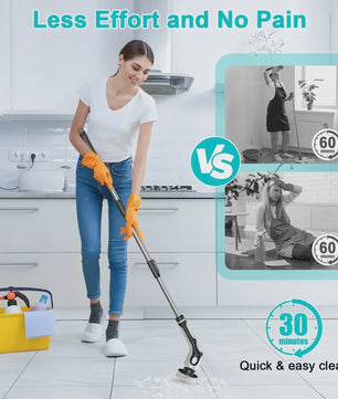 Multifunctionele Elektrische Reinigingsborstel - Draadloos, Verstelbaar & IPX7 Waterdicht