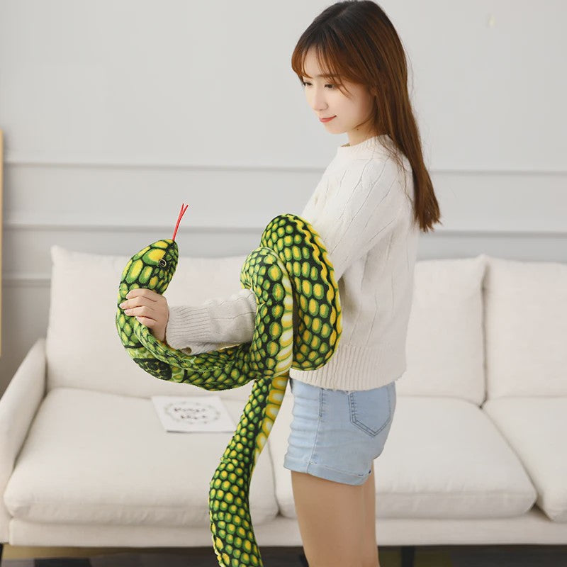 Pluche Cobra Slang Knuffel - Verkrijgbaar in 80, 170 & 240cm