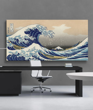 De Grote Golf van Kanagawa Ukiyo-e Canvas Schilderij - Japanse Kunst Poster