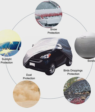 Waterdichte Autohoes voor Mercedes-Benz Smart 2-Deurs - UV, Sneeuw & Stof Bescherming