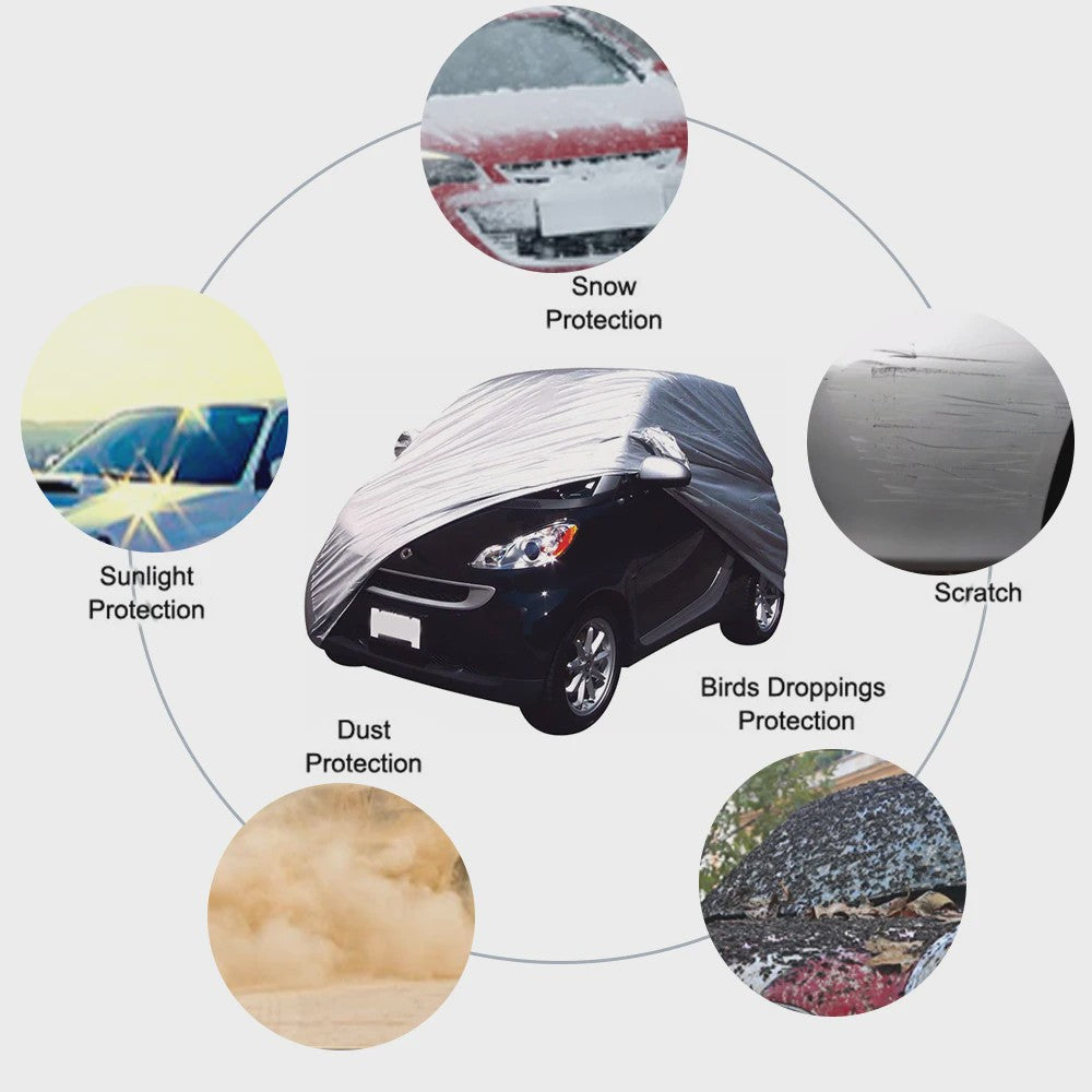 Waterdichte Autohoes voor Mercedes-Benz Smart 2-Deurs - UV, Sneeuw & Stof Bescherming