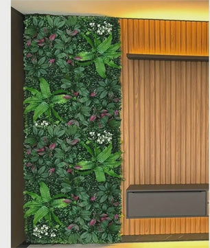 Kunsthagen Groenwand Paneel - Faux Jungle Decoratie voor Tuin, Balkon & Feesten (40x60cm)