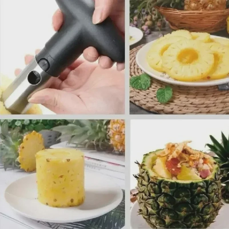 Roestvrijstalen Ananas Schillen en Snijden - Makkelijk Keuken Gadget