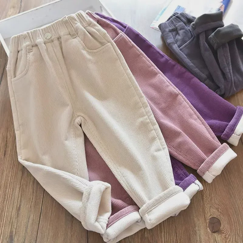 Warme Corduroy Broek Kinderen - Herfst/Winter Casual & Sportief