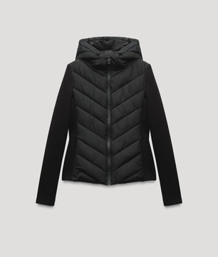 Dames Patchwork Jas met Capuchon - Stijlvol & Comfortabel
