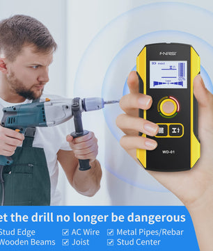 FNIRSI WD-01/WD-02 Muurscanner: Vind Metaal, Hout & AC-kabels met Precisie