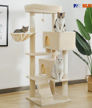 Luxe Kattenboom met Krabpalen, Hangmat en Knusse Condo - Grote Katten Toren