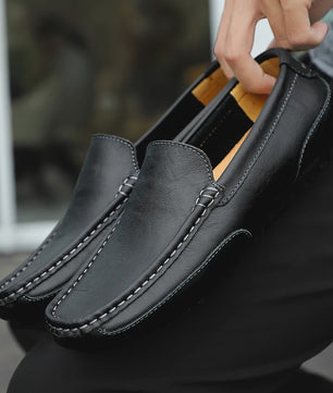 Luxe Leren Heren Moccasins - Ademend, Comfortabel & Stijlvol