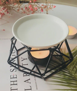 Geometrische Oliebrander voor Wax Melts & Etherische Oliën