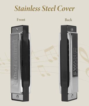 Professionele Diatonische Blues Harmonica - 10 Gaten, 20 Tonen, Inclusief Koffer