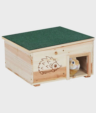 Houten Egelhuis XL - Predator Proof Schuilplaats voor Winterslaap en Beschutting