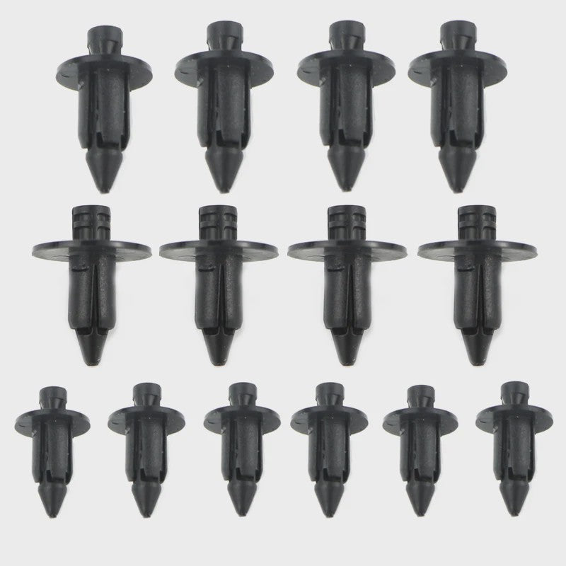 20x Kunststof Push Clips voor Motor Kuipdelen - 6mm, 7mm, 8mm