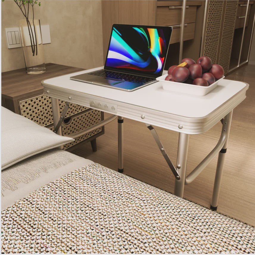 Compacte Aluminium Campingtafel - Opvouwbaar, Verstelbaar & Draagbaar