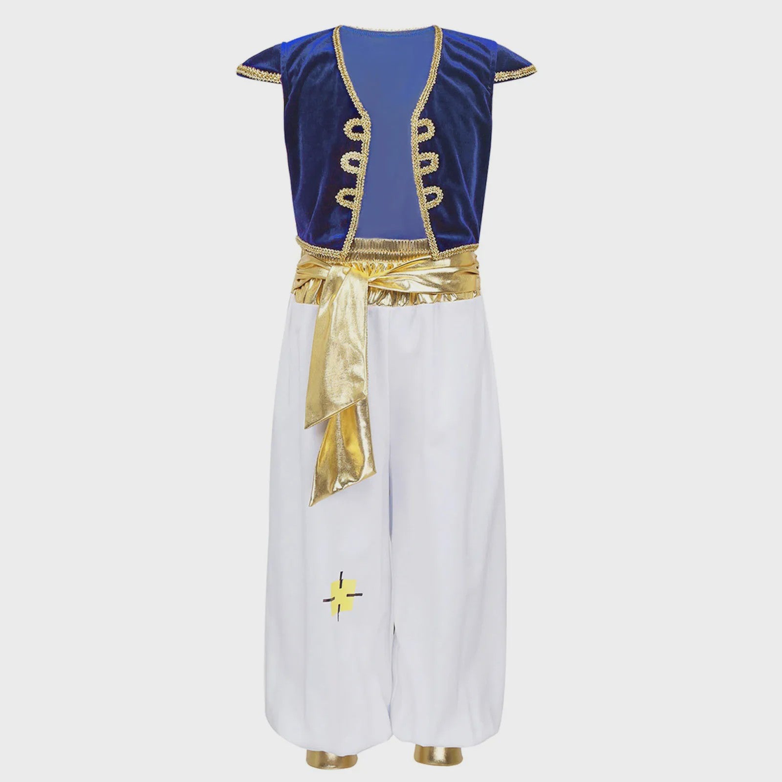 Jongens Arabische Prins Kostuum - Perzisch/Arabisch Rollenspel Outfit met Harembroek en Vest