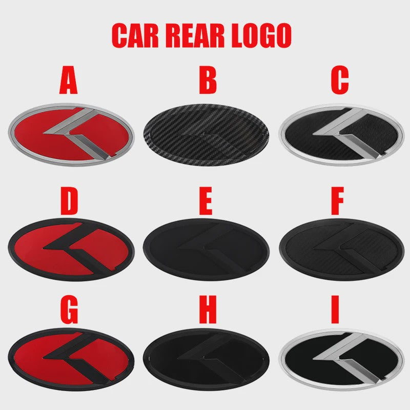 3D ABS Auto Achterklep Logo Embleem Badge Sticker - KIA Modellen