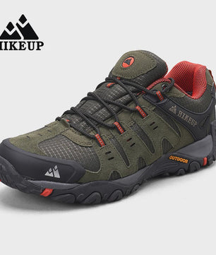 HIKEUP Heren Wandelschoenen - Suede Leer, Outdoor & Slijtvast