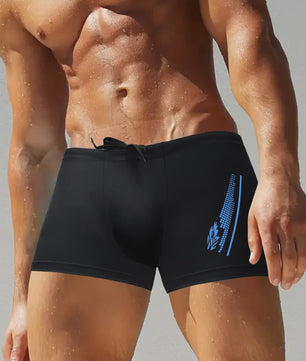 Heren Zwembroek Boxershorts met Snelle Droogtijd en Modieuze Print
