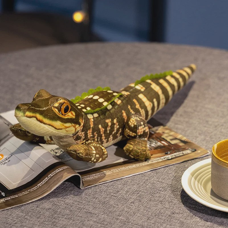 Realistische Krokodil Pluche Knuffel - Zacht Speelgoed & Decoratie